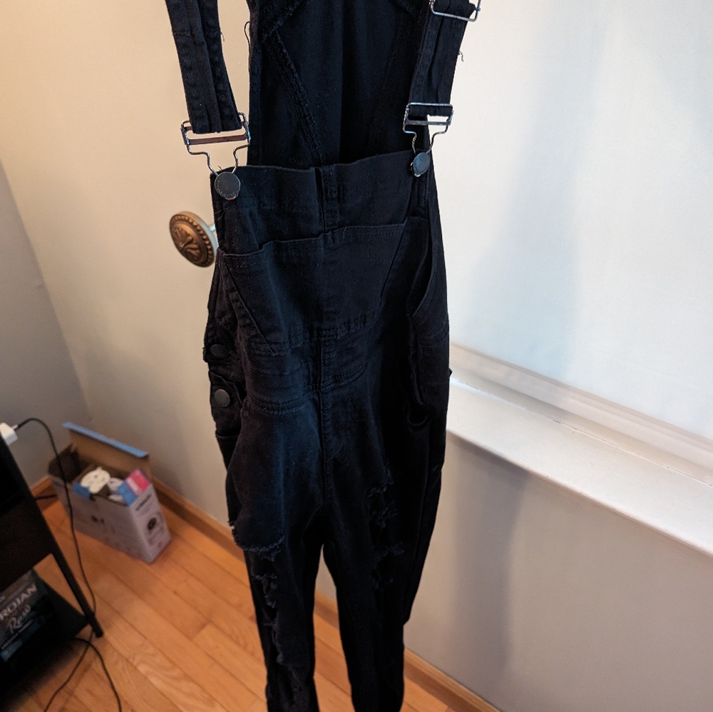Black overalls size S
